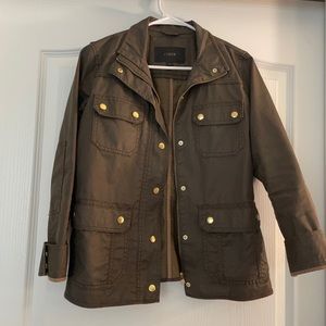 Field coat, petite cut, pretty gold buttons